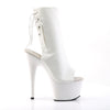 ADORE-1018 Plateau Stiefeletten Weiß von Pleaser – Ansicht 5