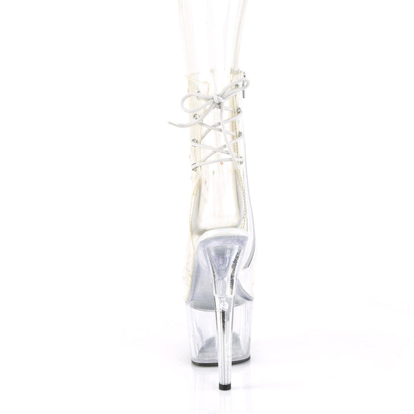 ADORE-1018C-2 Plateau Stiefel - Transparent von Pleaser – Ansicht 4