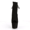 ADORE-1018FS Plateau Stiefeletten - Schwarz von Pleaser – Ansicht 2