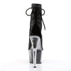 ADORE-1018G Plateau Stiefeletten - Schwarz von Pleaser – Ansicht 4