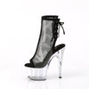 ADORE-1018RM Plateau Stiefeletten - Schwarz Mesh von Pleaser – Ansicht 3