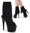 ADORE-1019 Plateau Stiefeletten - Schwarz von Pleaser – Ansicht 5