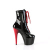 ADORE-1020 Plateau Stiefel - Schwarz/Rot Lack von Pleaser – Ansicht 5