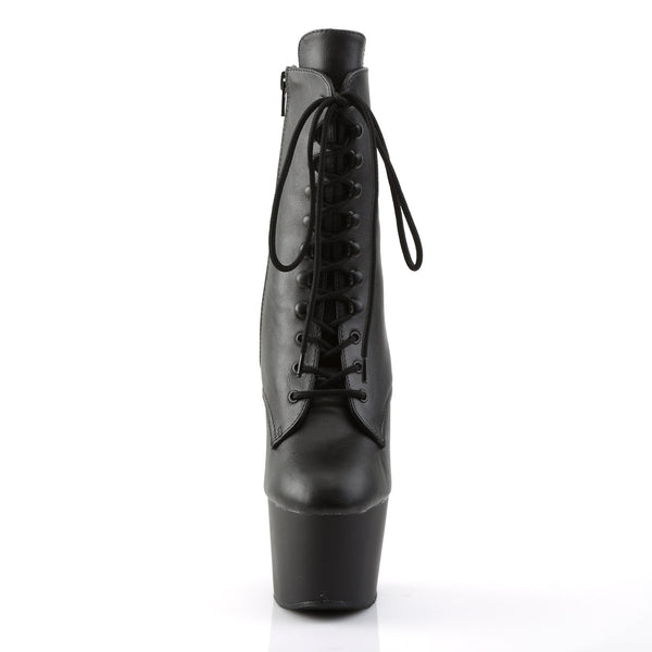ADORE-1020 Plateau Stiefeletten Matt Schwarz von Pleaser – Ansicht 3