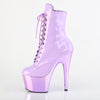 ADORE-1020 Plateau Stiefeletten Violett Chrome von Pleaser – Ansicht 3