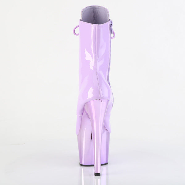 ADORE-1020 Plateau Stiefeletten Violett Chrome von Pleaser – Ansicht 4