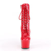 ADORE-1020 Plateau Stiefelette Rot von Pleaser – Ansicht 2