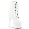 ADORE-1020 Plateau Stiefeletten Weiss Matt von Pleaser