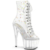 ADORE-1020C-2 Plateau Stiefel - Transparent von Pleaser