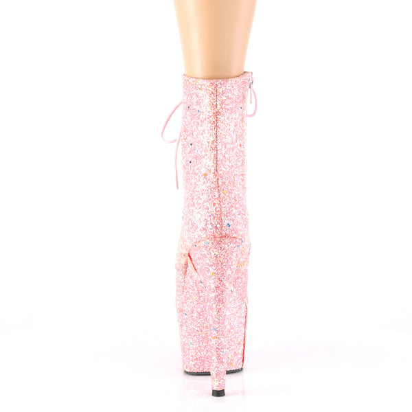 ADORE-1020GDLG Plateau Schnürstiefelette - Baby Pink von Pleaser – Ansicht 4