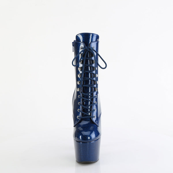 ADORE-1020GP Plateau Stiefeletten Blau von Pleaser – Ansicht 2