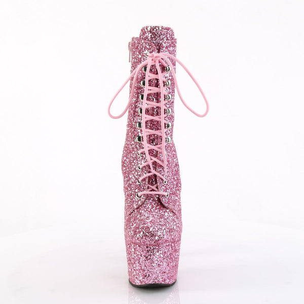 ADORE-1020GWR Plateau Stiefeletten - Pink glänzend von Pleaser – Ansicht 2