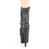 ADORE-1020SPLAT Plateau Stiefeletten - Schwarz Holo von Pleaser – Ansicht 4