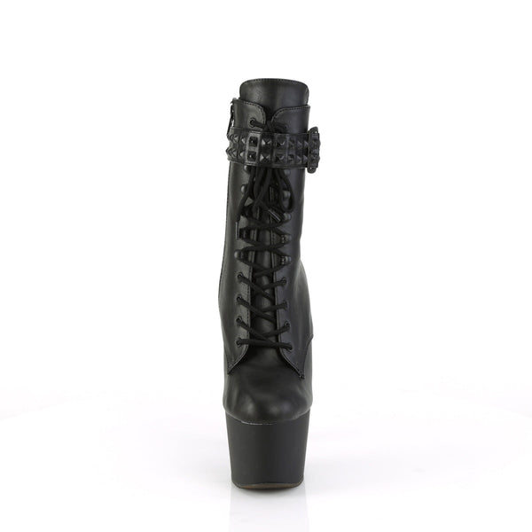 ADORE-1020STR Plateau Stiefeletten - Schwarz von Pleaser – Ansicht 2