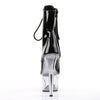 ADORE-1021 Plateau Stiefeletten - Schwarz/Transparent von Pleaser – Ansicht 4