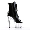 ADORE-1021 Plateau Stiefeletten - Schwarz/Transparent von Pleaser – Ansicht 5