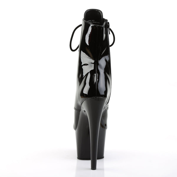ADORE-1021 Plateau Stiefeletten Schwarz Lack von Pleaser – Ansicht 4