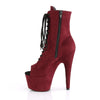 ADORE-1021FS Plateau Stiefeletten - Burgund von Pleaser – Ansicht 3