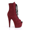 ADORE-1021FS Plateau Stiefeletten - Burgund von Pleaser – Ansicht 5