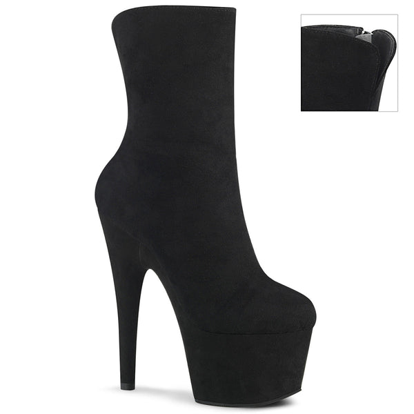 ADORE-1042 Plateau Stiefeletten - Schwarz von Pleaser