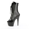 ADORE-1048RSNT Plateau Stiefelette Schwarz von Pleaser – Ansicht 3