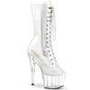 ADORE-1050C Plateau Stiefel - Transparent von Pleaser