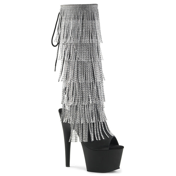 ADORE-2024RSF Plateau Stiefeletten Schwarz von Pleaser