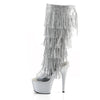 ADORE-2024RSF Plateau Stiefeletten Silber von Pleaser – Ansicht 3