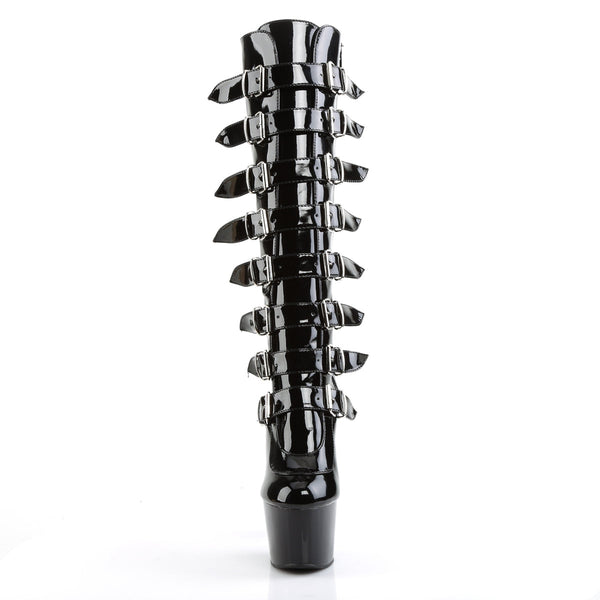 ADORE-2043 Plateau Stiefel Schwarz von Pleaser – Ansicht 2
