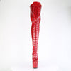 ADORE-3020GP Overknee Plateauschuhe Rot von Pleaser – Ansicht 2