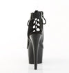 ADORE-700-20 Stiefelette Plateauschuhe Schwarz von Pleaser – Ansicht 4