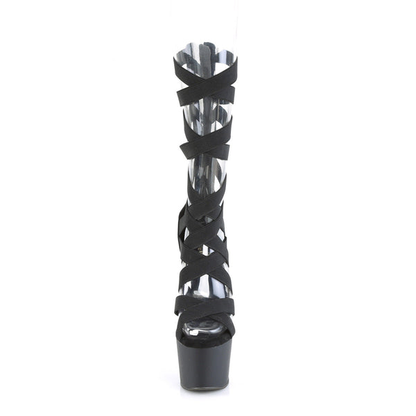 ADORE-700-48 Plateau Stiefel - Schwarz von Pleaser – Ansicht 2