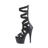 ADORE-700-48 Plateau Stiefel - Schwarz von Pleaser – Ansicht 3