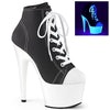 ADORE-700SK-02 Plateau Stiefeletten Schwarz von Pleaser