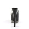 ADORE-701-3 Plateau Pantoletten Transparent/Schwarz Strass von Pleaser – Ansicht 4
