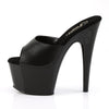 ADORE-701 Plateau Pantoletten Schwarz Matt von Pleaser – Ansicht 3