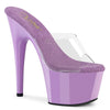 ADORE-701 Plateau Pantoletten Violett Lack von Pleaser