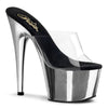 ADORE-701 Plateau Pantoletten Silber von Pleaser