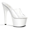 ADORE-701 Plateau Pantoletten Weiß von Pleaser