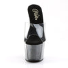 ADORE-701G Plateau Pantoletten Schwarz von Pleaser – Ansicht 2
