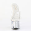 ADORE-701G Plateau Pantoletten Silber von Pleaser – Ansicht 2