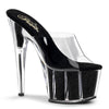 ADORE-701G Plateau Pantoletten Schwarz von Pleaser
