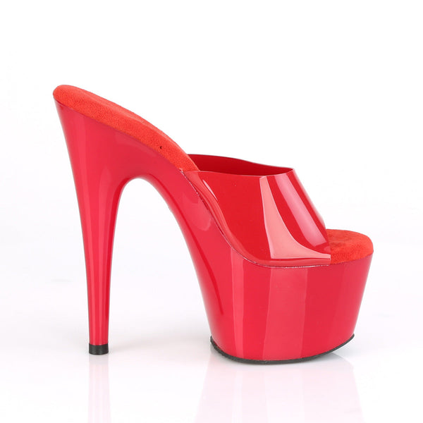 ADORE-701N Stiletto Plateauschuhe Rot von Pleaser – Ansicht 5