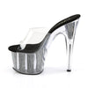 ADORE-701SRS Plateau Pantoletten - Schwarz von Pleaser – Ansicht 3