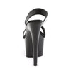 ADORE-702-2 Plateau Pantoletten von Lack Schwarz | Pleaser – Ansicht 4