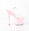 ADORE-708 Plateau Sandaletten Rosa Lack von Pleaser – Ansicht 5