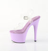 ADORE-708 Plateau Sandaletten Violett Lack von Pleaser – Ansicht 3