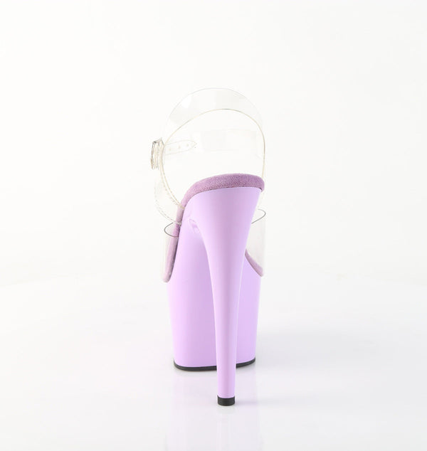 ADORE-708 Plateau Sandaletten Violett Lack von Pleaser – Ansicht 4