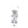ADORE-708 Plateau Sandaletten Transparent von Pleaser – Ansicht 4