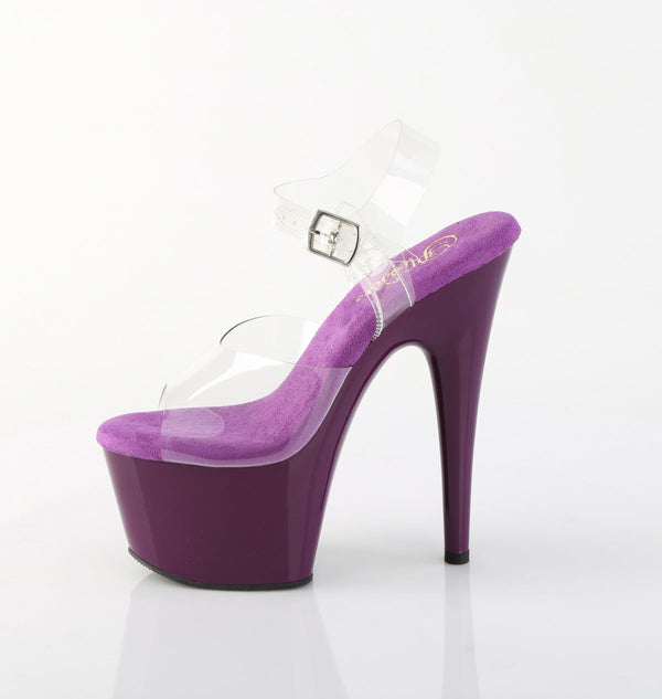 ADORE-708 Plateau Dunkel Violett von Pleaser – Ansicht 3